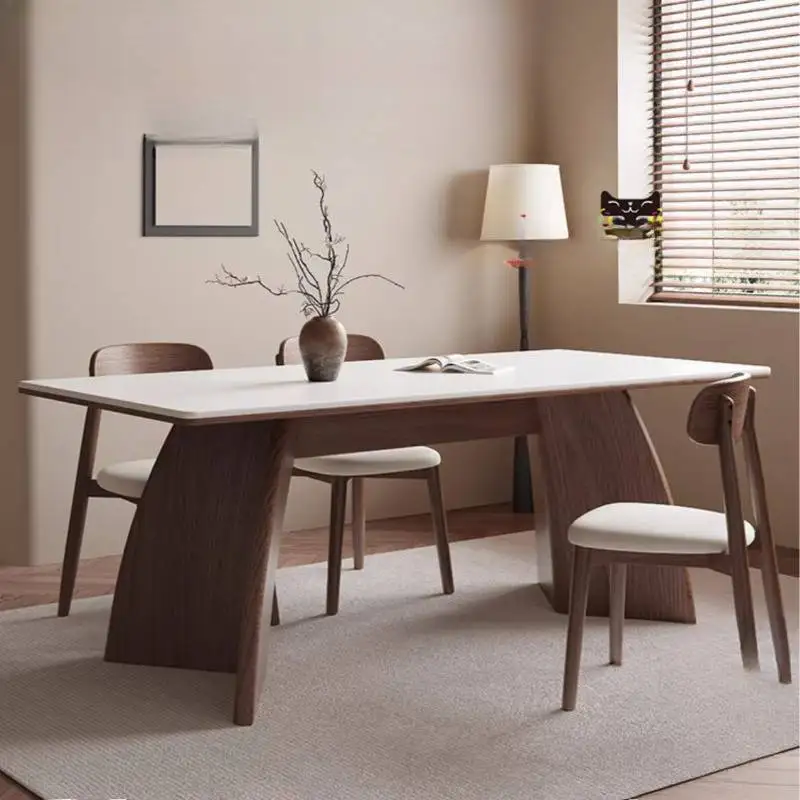 Style Items Dining Tables Chairs Space Decorations Expandable Modern Dining Tables Luxury Nordic Mesas Comedor Furniture Home
