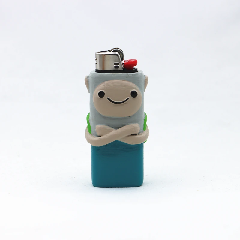 1 قطعة Jake the Dog & FINN حامل غطاء ولاعة لـ BIC حجم قياسي ولاعات كم نوع J6