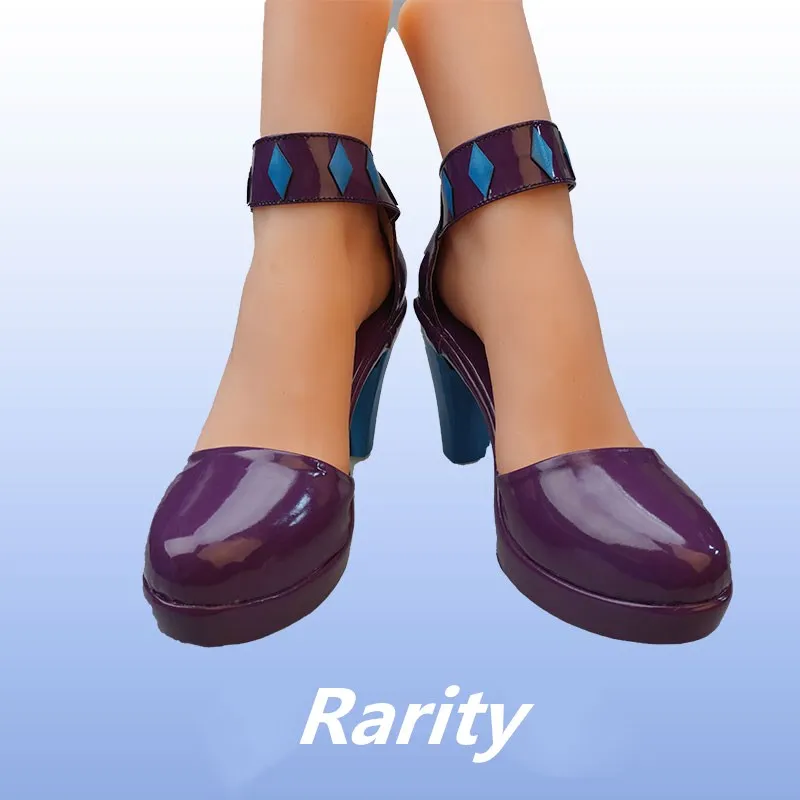 

Реартиционная человеческая принцесса Косплей Темно-фиолетовый костюм комиксов Обувь