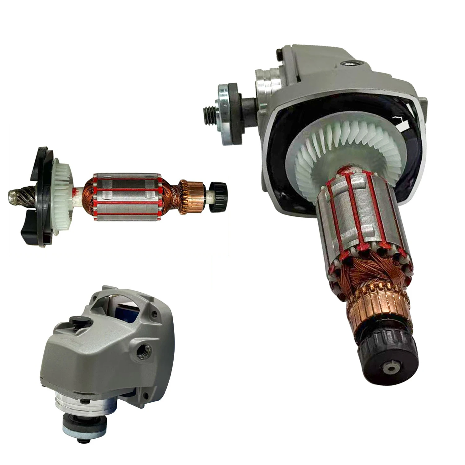 

Angle Grinder Front Head Assembly For-Bosch 6-100 Replacement Head Housing With Gear Rotor For Power Tool Maintenance