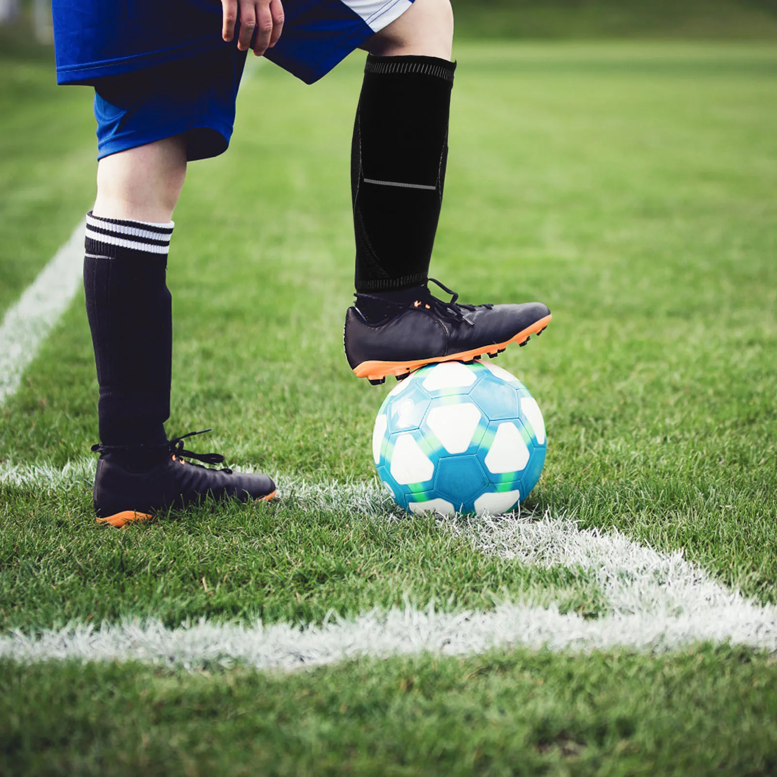 

2pcs Calf Compression Socks Breathable Thermal Leg Sleeves For Running Climbing Camping Outdoor Sports Elastic Nylon Calf