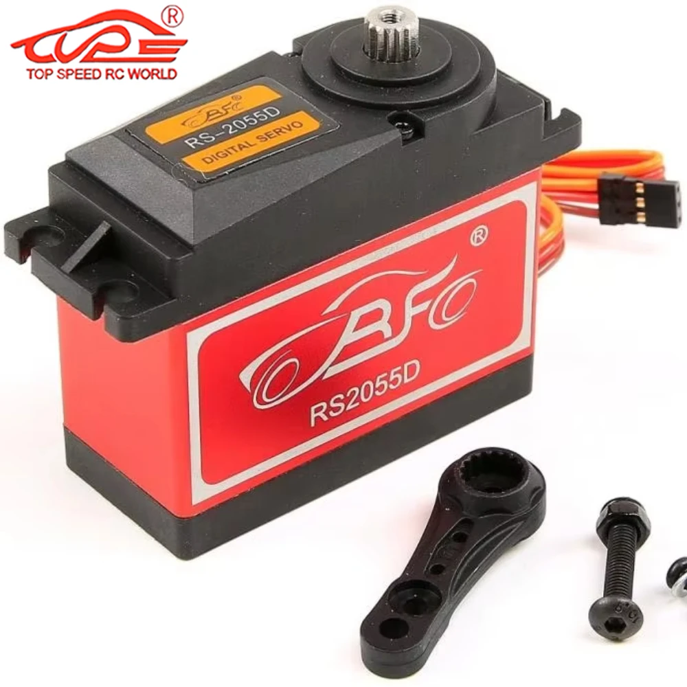 Ingranaggio in metallo da 55 kg con servo braccio timone a doppia faccia per 1/5 HPI ROVAN KM Baja LOSI 5IVE-T LT X2 REDCAT CAR