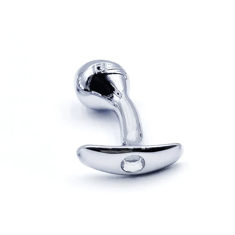 Heavy Metal Anal Beads Butt Plug Set Fake Dildo Metal Anal Plug Wearable Insert Sex Toy For Male Female