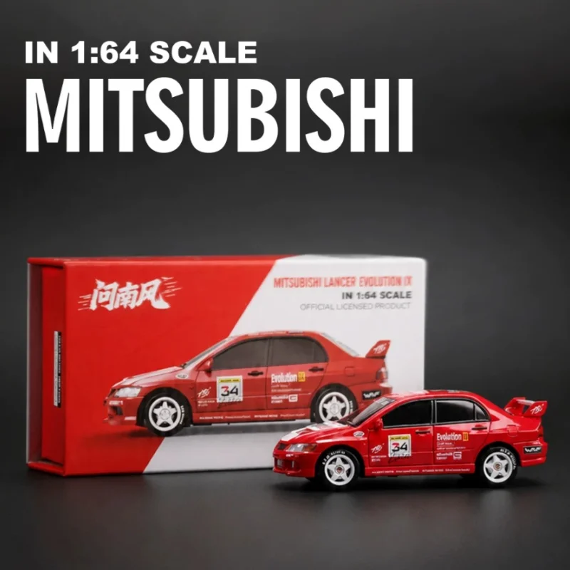 New In Stock Wenanfeng Official Licensed 1：64 EVO Lancer Evolution IX RC Drift Car Full Scale Remote Control Vehicle For Hobby