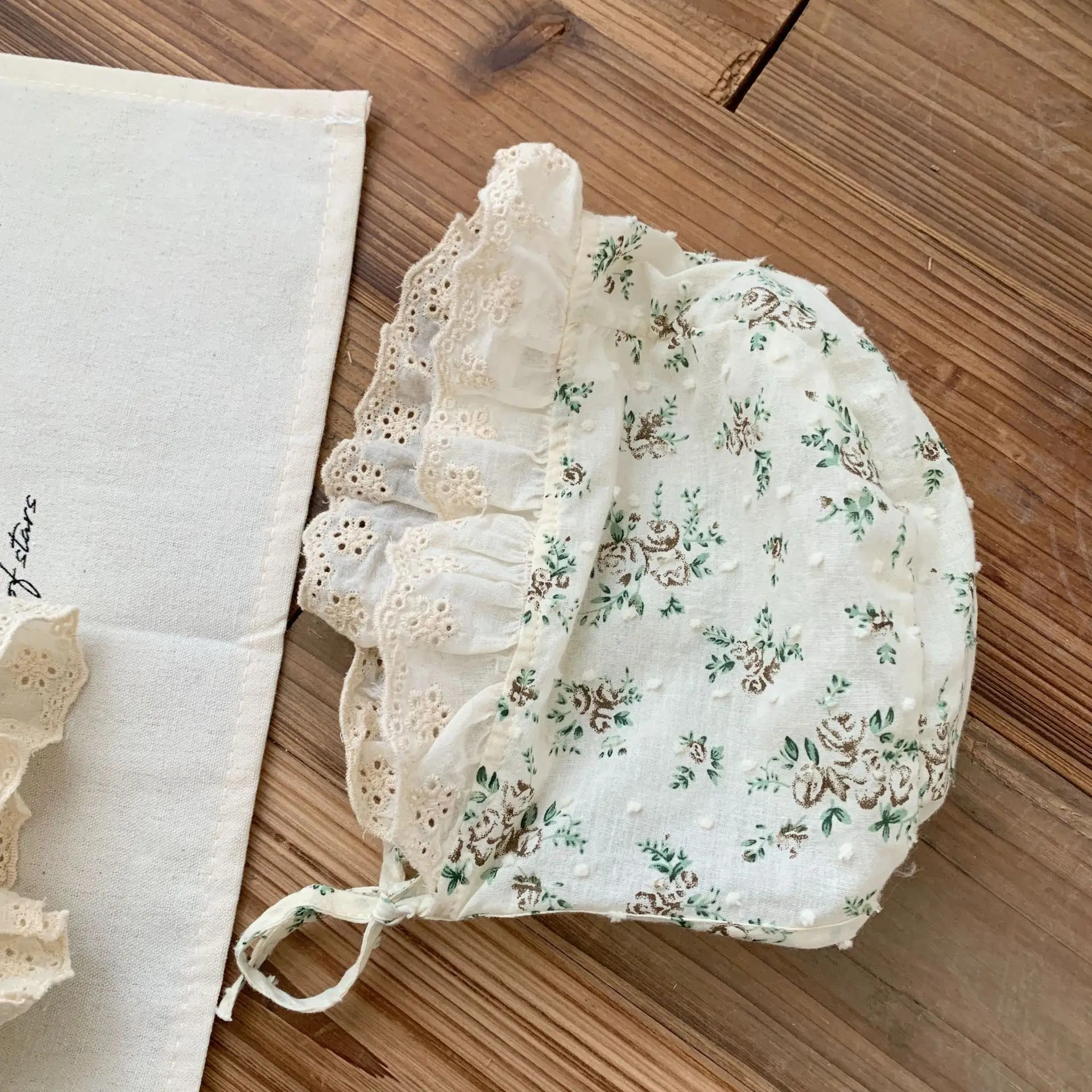 Nuevo en: monos bonitos con mangas fruncidas y flores para niñas recién nacidas, sombrero de regalo 98% algodón, princesa infantil de una pieza de 0
