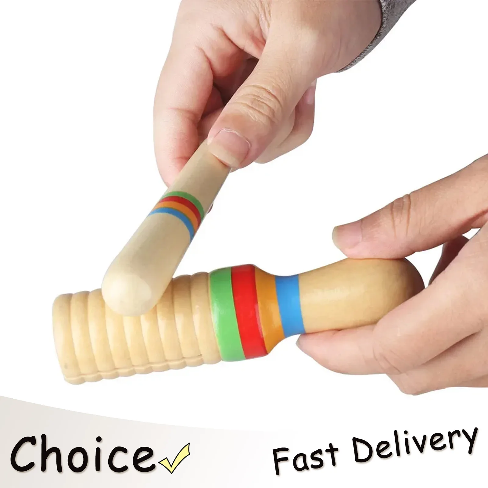 IRIN Single Ringing Drum Orff Musical Instruments Wooden Small Single-threaded Ring Percussion Cylinder Kids Gifts Educational