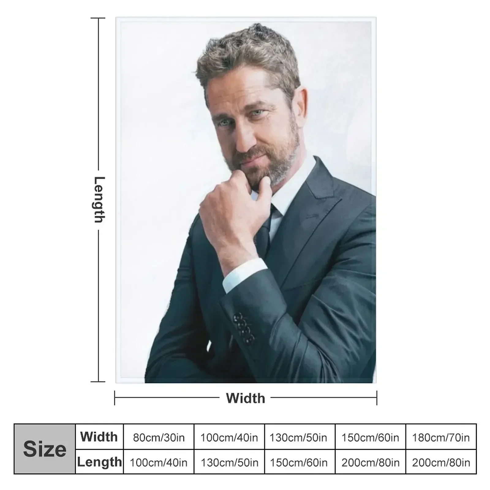 Gerard butler Throw Blanket blankets and throws Decorative Sofas Picnic warm winter Blankets