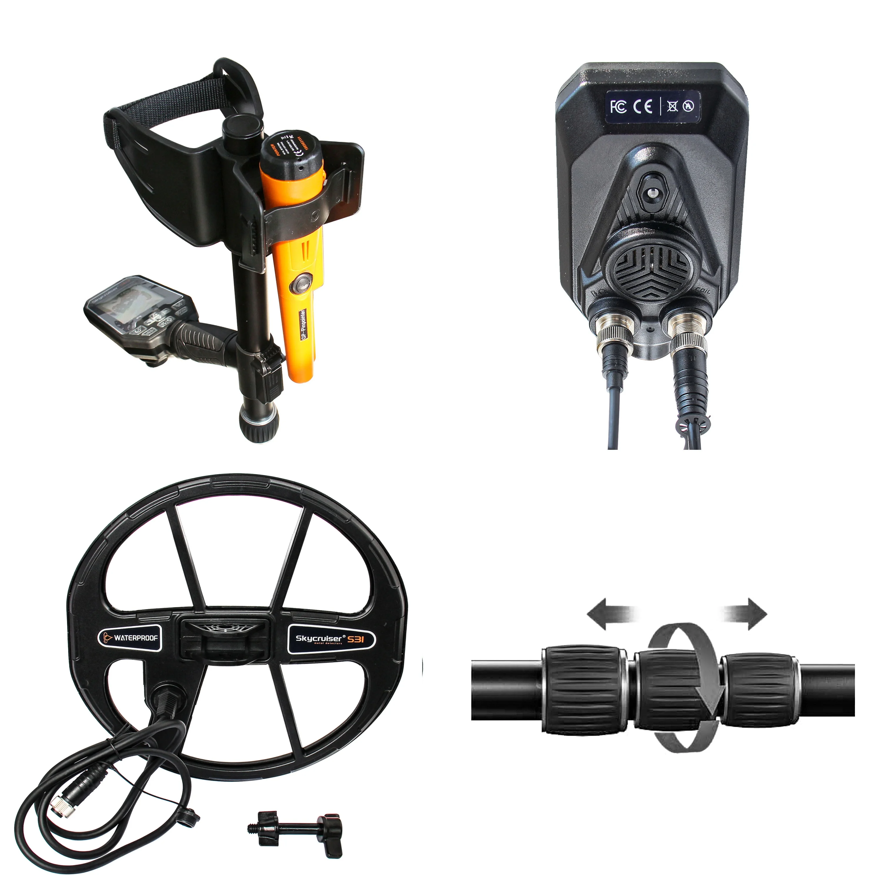 Long Range Gold Detector Professional Via Gold Metal Detector S31 Fully Waterproof High Sensitivity Gold Detection Machine