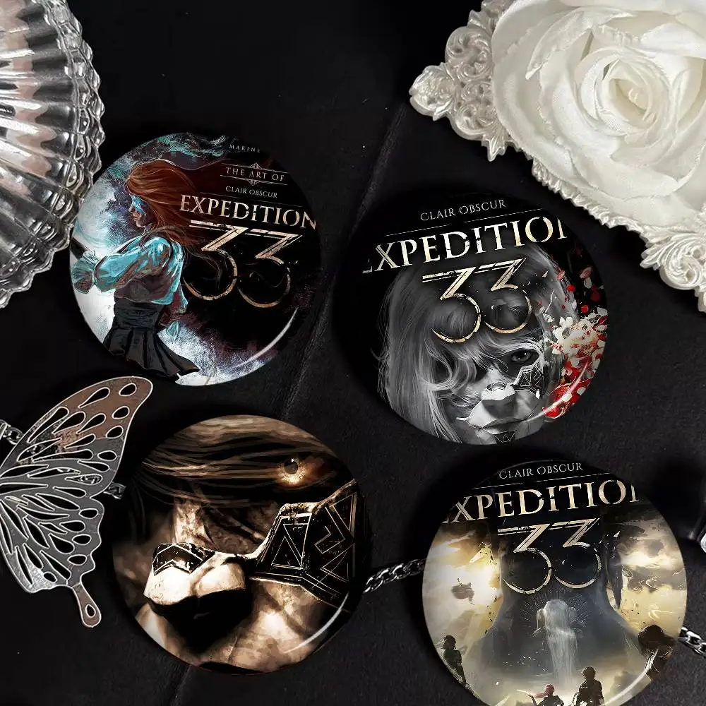 Dark Fantasy Games E-expedition 33 Customizable Soft Button Pin For Women Creative Jewelry Funny Badge Cartoon Lover Hat