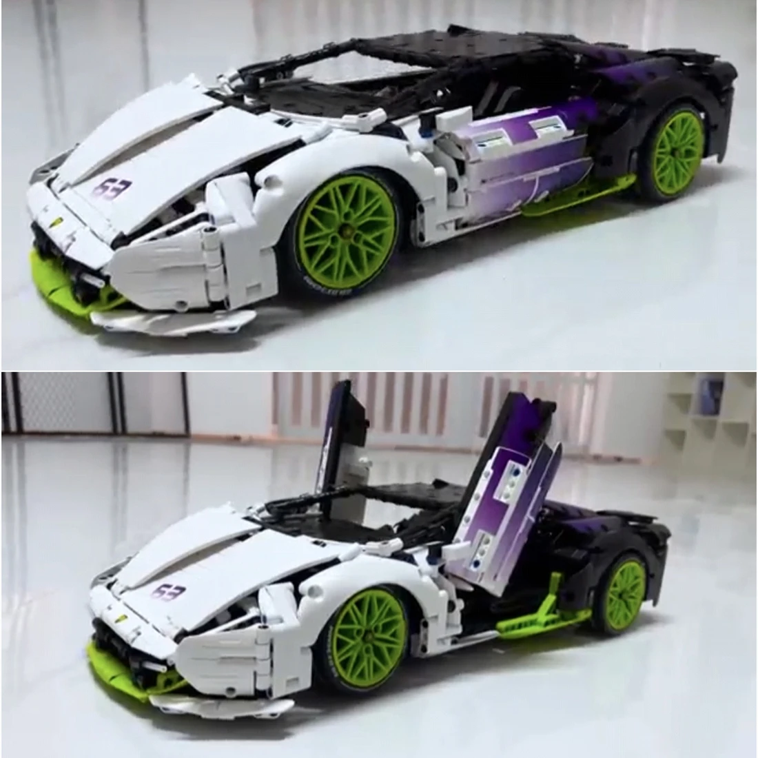 IN STOCK LamborghiniI  Super Sport Car 2127pcs Technology Compatible With MOC 42115 Building Blocks Bricks Toys