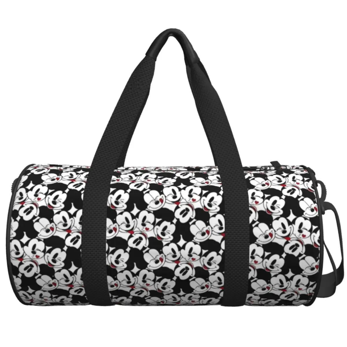 Mickey Mouse Doodle Graffiti Travel Bag Training Gym Bag Men Custom Large Colorful Sports Fitness BagsOxford Handbags