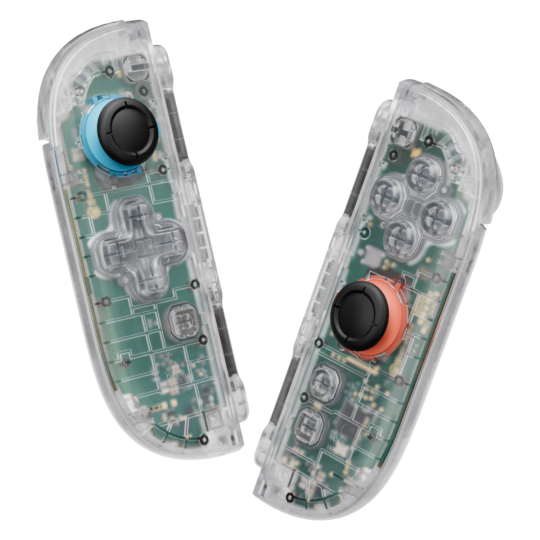 

eXtremeRate (D-Pad Version) DIY Replacement Housing Buttons for Joycon 2, for Nintendo Switch 2 - Clear