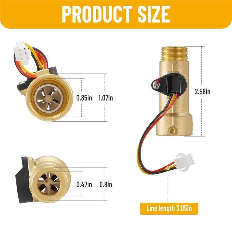 A96I-Tankless Water Heater Water Flow Sensor For Girard GSWH-2 Water Heater 2GWH-24 2022107584