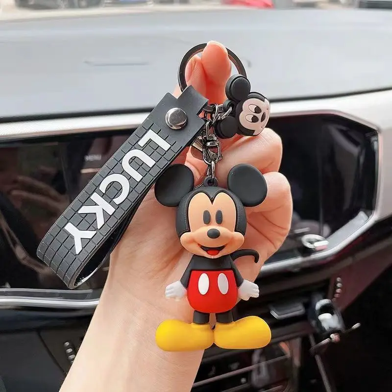 Disney Cartoon TureMouse Keychain, Minnie, Donald Duck Destroy, AndrCute Butter Keyring, Fashion Couple Bag, Ornement, Pendentif Gift