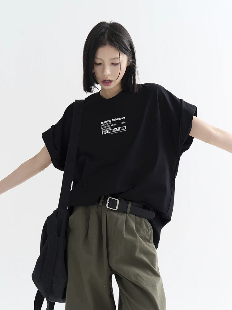 

Универсальная женская футболка с принтом «Музей авиации», летняя коллекция 2025, свободный крой, нейтральный цвет, хлопковый свитшот