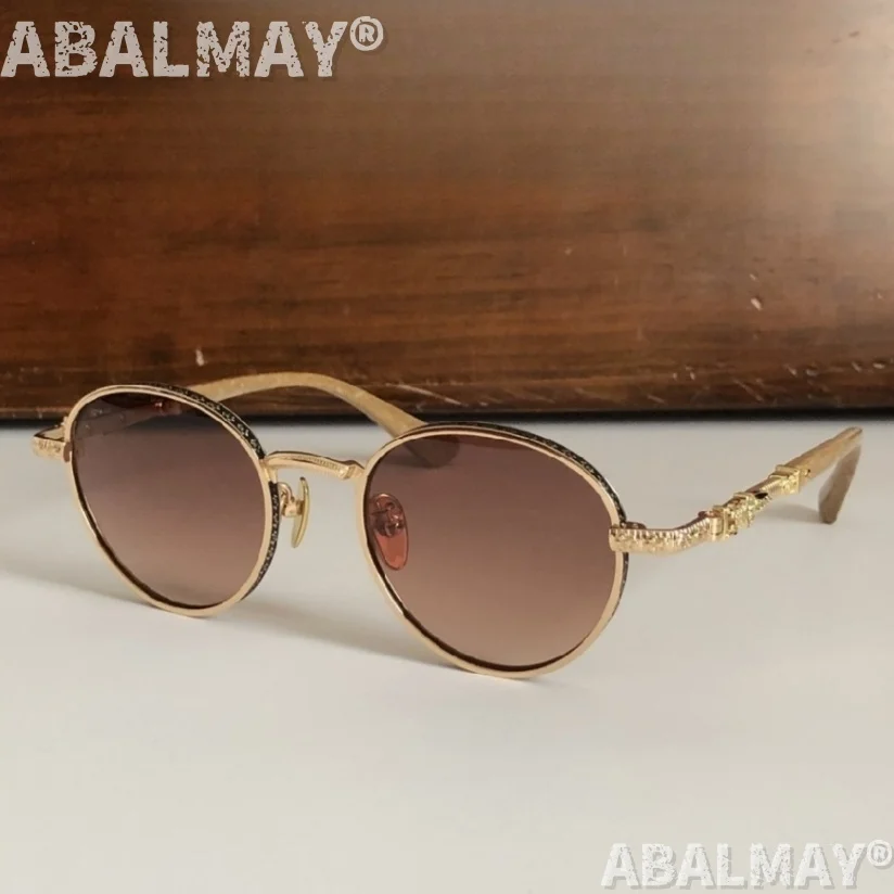 

Top High Quality Sunglasses for Men and Women 8073 SIZE 51-20-148 Titanium Style Retro Fashion Design Sun Glasses UV400 with box