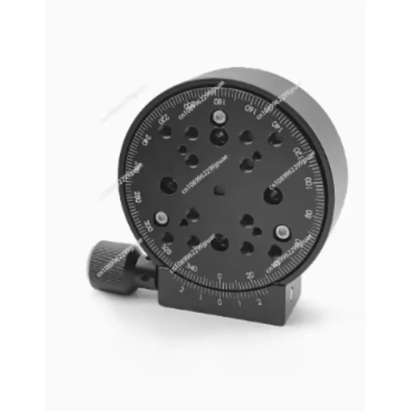 100MM R Axis Manual Rotary Stage 360° Precision Rotating Platform Angle Adjust Indexing Turntable