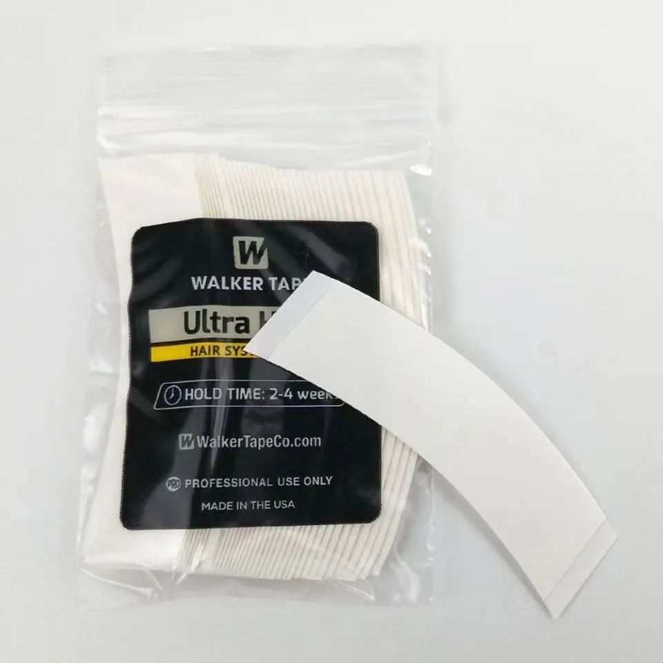 Ultra Hold Hair Tape 36 Pieces Double Side Strong White Tape For Lace Wig/Man Toupee/Hair Pieces 2-4 Weeks Lasting