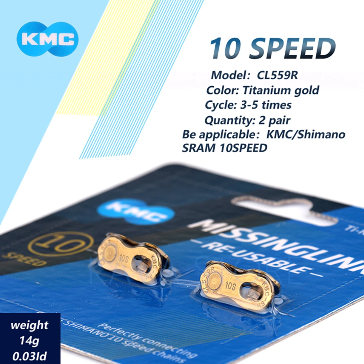 2 Paar KMC-Kette Quick Link 12 11 10 9 8 7-Gang-MTB-Kette fehlende Glieder Rennrad Power Link Stromspanner Fahrradteile – Detail 6