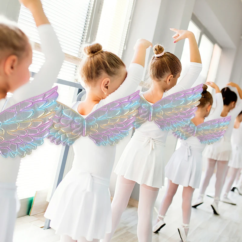 Unicorn Wings For Girls Princess Costume Accessories Unicorn Cosplay Wings Hairband For Kids Unicorn Theme Birthday Party Decor