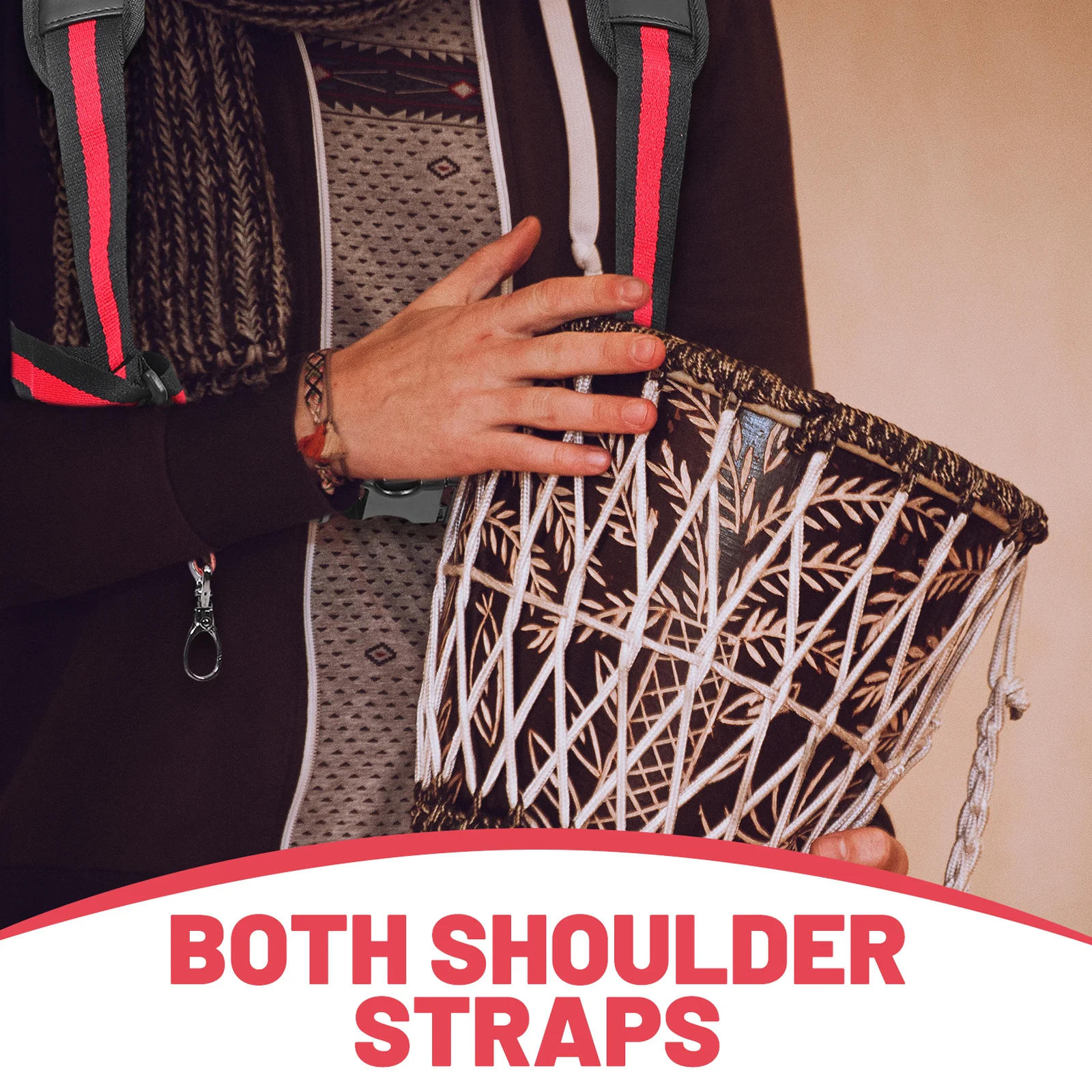 حزام أفريقي كمين حبال استبدال دائم حزام كمين طبل الرافعة ل طبل حزام استبدال آلة موسيقية