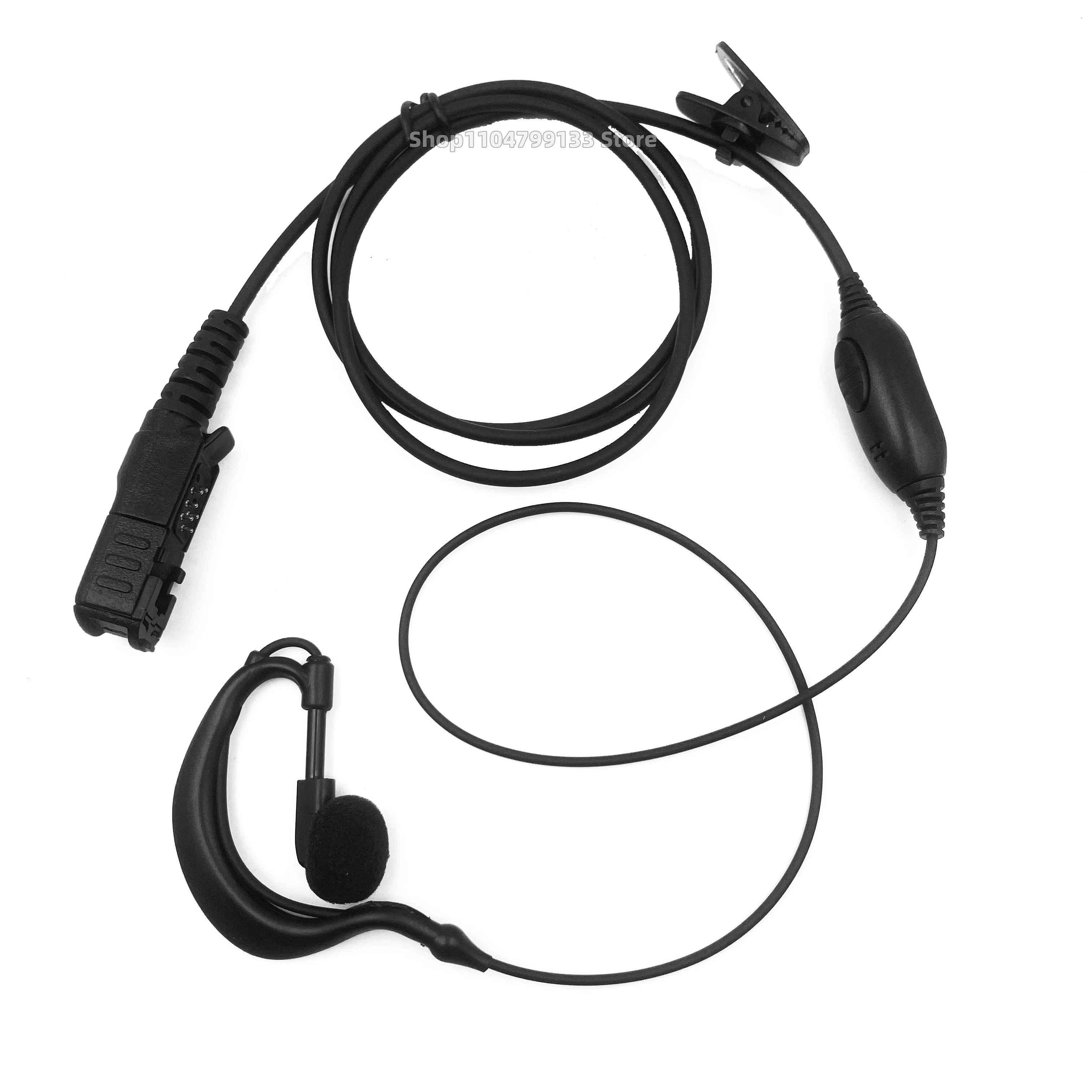 Motorola Radio Earpiece Mic PTT Headset Compatible with R5 MTP3550/3250 XPR3300e/3500e/3500 DEP550/570 XiRP6600/6620i Walkie-Tal