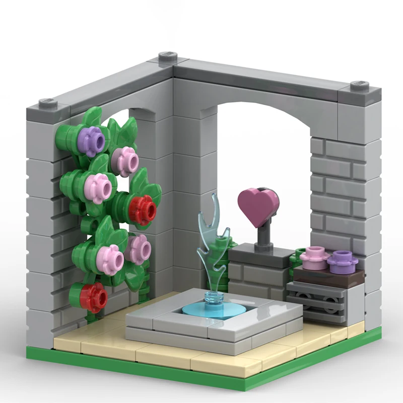 295PCS MOC Fairy Sprites Serie 27 Mini Vignette Multi-Templato Fantasy Diorama Modello FAI DA TE Building Blocks Giocattoli Di Compleanno Regalo