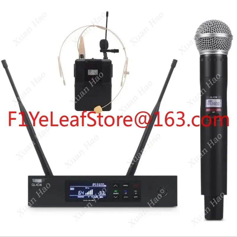 Hot salesHeadset Combo Dynamic Vocal Mic Beta87 QLXD1 Wireless Microphone QLXD24 QLXD4 Beta58 Handheld Lapel