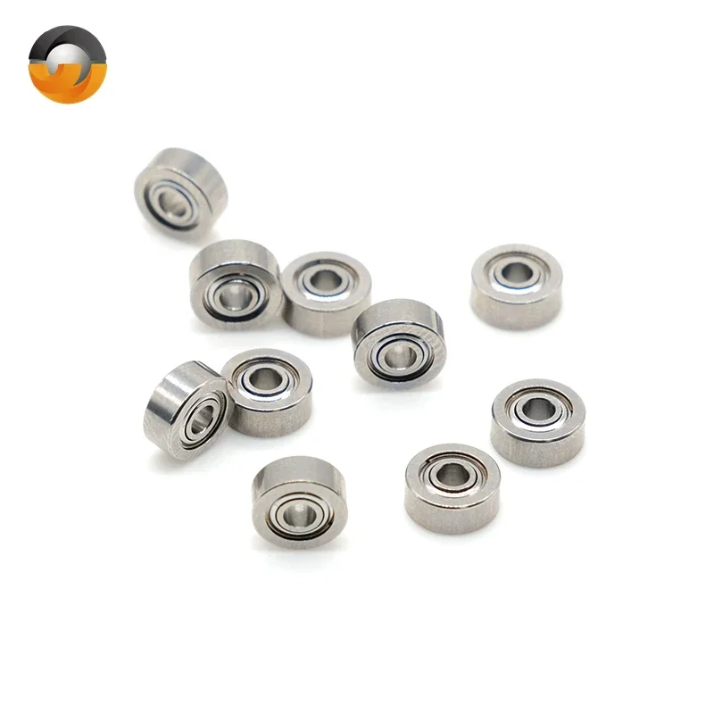 Łożysko MR63zz (10 szt.) 3x6x2,5 mm ABEC 7 wysokiej jakości szybkie MR63 ZZ miniaturowe stalowe łożyska kulkowe do kołowrotka wędkarskiego