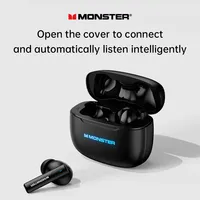 Monster Airmars XKT26  TWS Wireless Bluetooth 5.4 Headphones Hifi Stereo Noise Reduction Earhooks Waterproof with Mic Headset