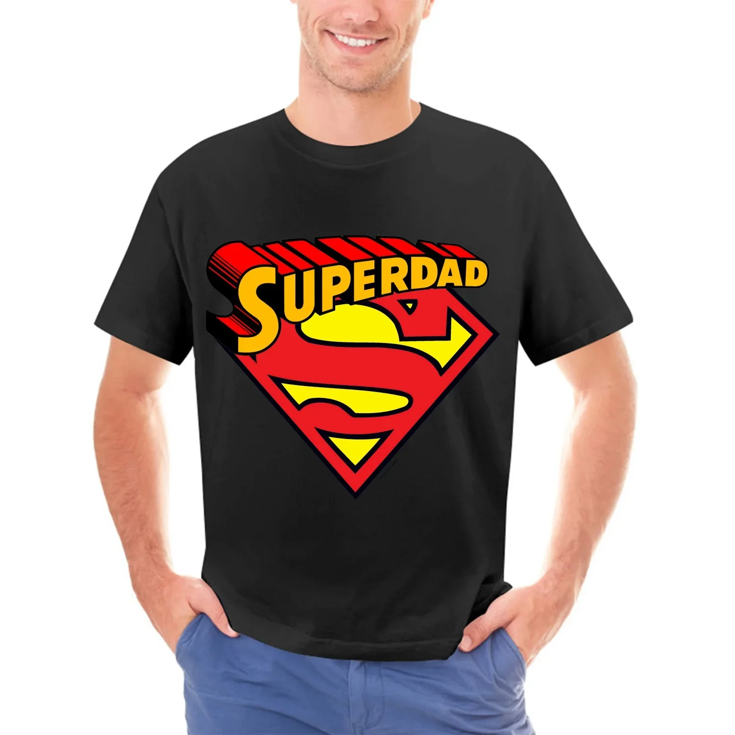 Superdad fathers day T-Shirt Super dad tee shirt gift Superdad Father\'s Day gifts Superdad logo tee shirt for Father\'s Day