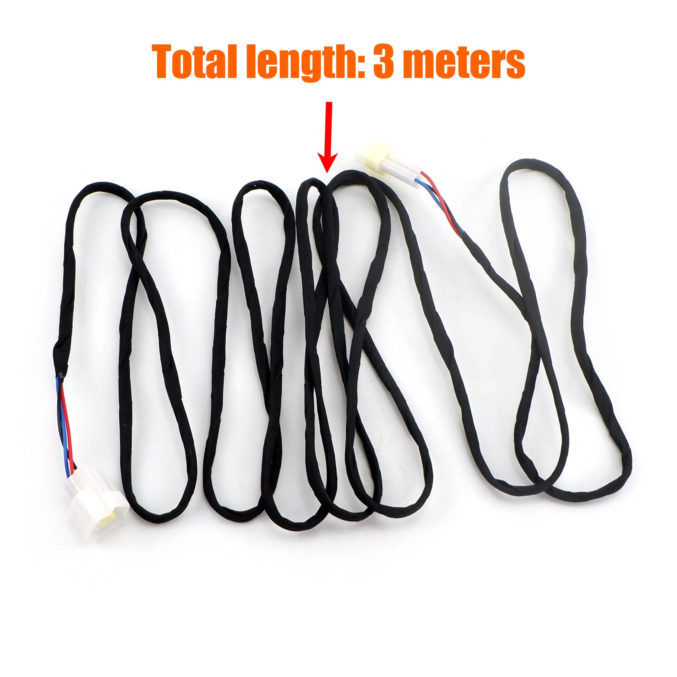 3 or 4 Meters Extension Extend Cable for Control Panel 12V / 24V Air Diesel Heater Wiring Harness Loom Triangel Plug