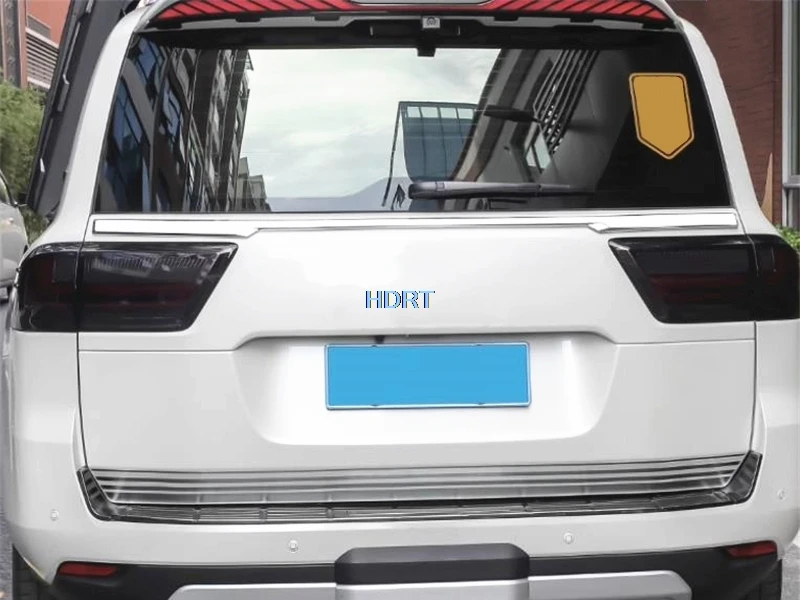 Roof Fixed Wind Sport Tail Wing Trunk Rear Lip Spoiler Cover For Toyota Land Cruiser 300 LC300 2023 + Car Styling Accessories