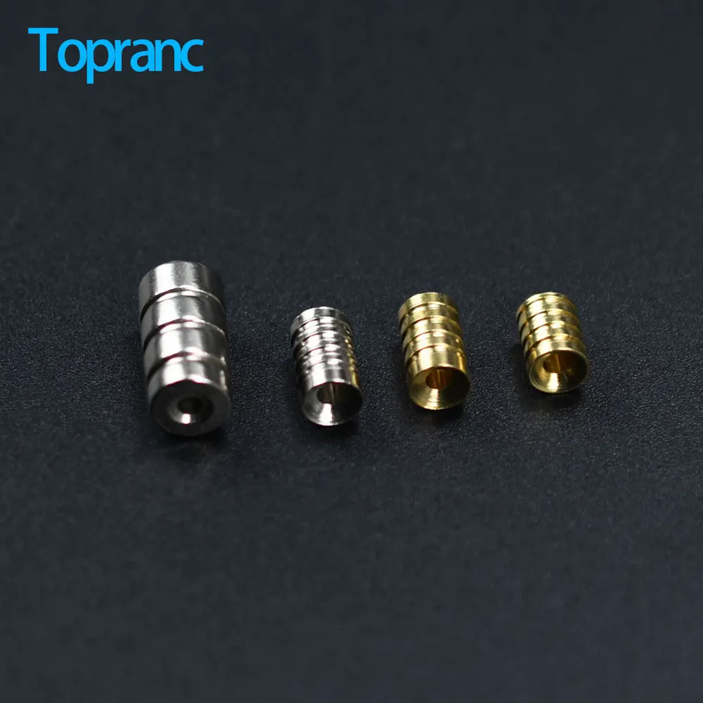 Topranc Angeln Sinkers Set Messing Sinker Gewichte Jig Gewinde durch Mitte Angeln Sinker Angeln Gewicht Zubehör