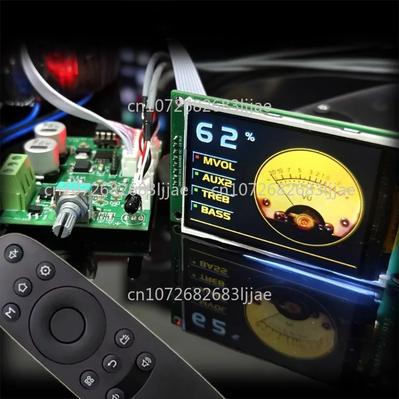 preamplificatore-hifi-f15-a-bassa-distorsione-e-bassa-rumorosita-scheda-preamplificatore-con-display-tft-a-puntatore-controllo-remoto-completo-scheda-assemblata