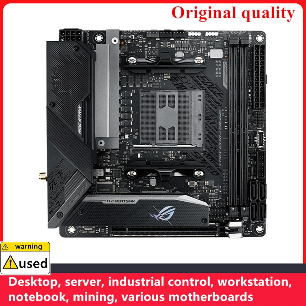 Used For ROG STRIX B550-I GAMING MINI ITX Motherboards Socket AM4 DDR4 64GB For AMD B550 Desktop Mainboard M,2 NVME USB3.0