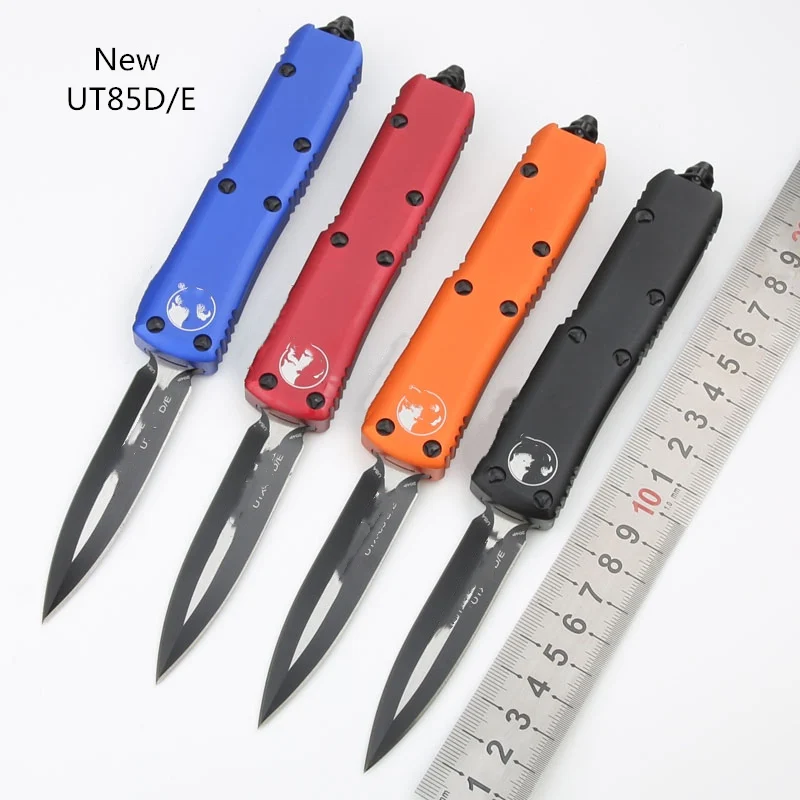 

JUFULE 8cm Blade MT UT 85 D/E Aluminium Handle Survival EDC Camping Fruit Kitchenware Fixed Blade Tool Key Utility Kitchen Knife