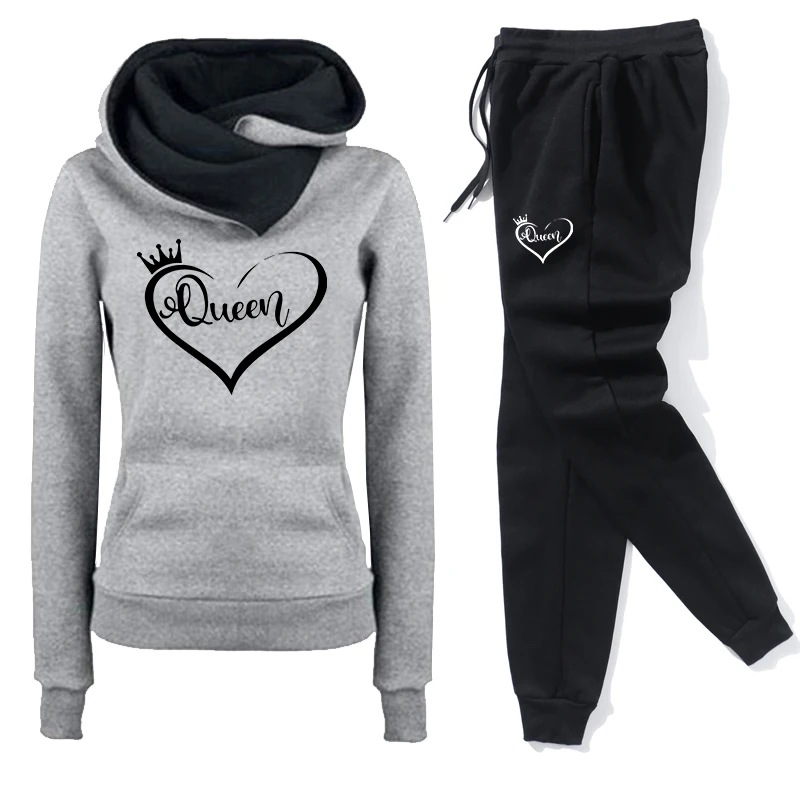 Damen-Trainingsanzug, heiße Verkäufe, modische Damenbekleidung, 2025, lässig, Outdoor, täglich, Jogginghose, Einfachheit, Sport, Langarm-Pullover – Detail 5