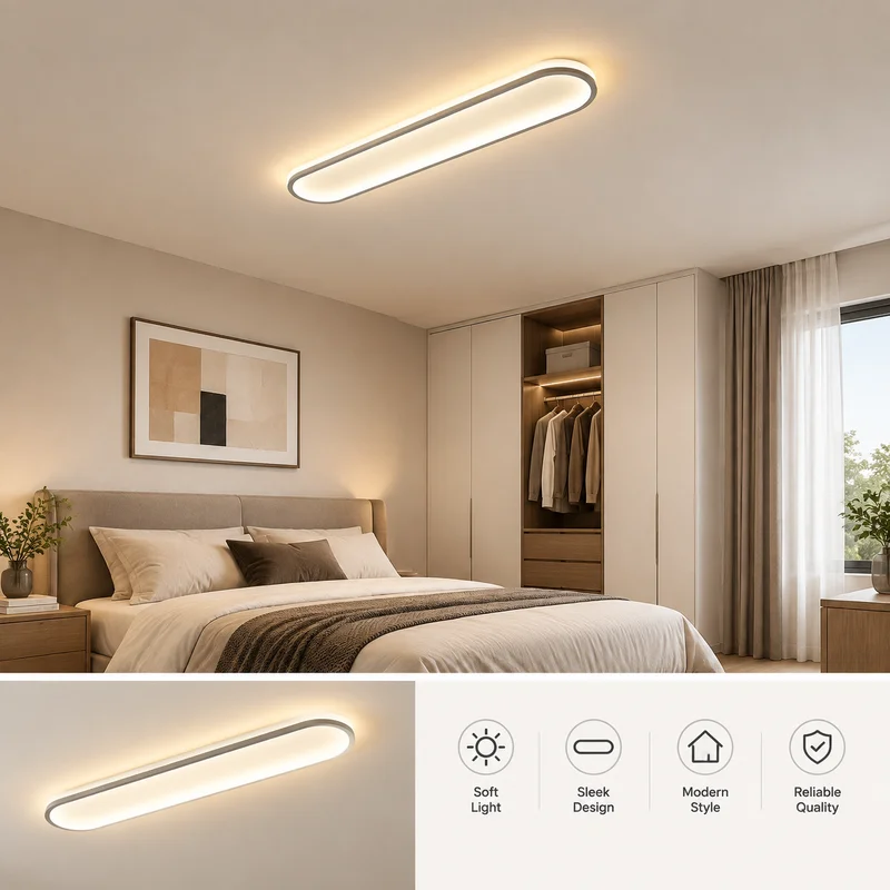 Ceiling Light: Modern Minimalist Ultra-Thin LED Acrylic Fixture for Bedroom Closet Entryway Hallway Balcony L263 Decorative Lamp