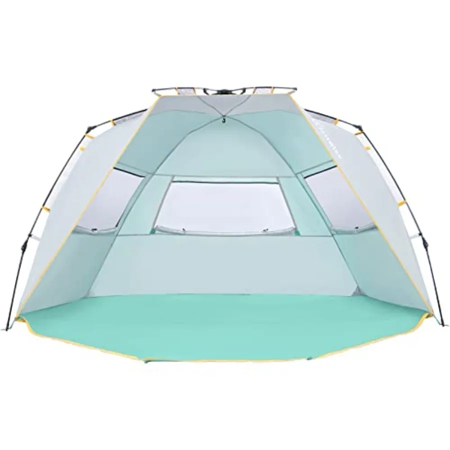 

Instant Beach Tent Sun Shelter with Zippered Extendable Porch for Privacy, Portable Beach Tents with Carrying Bag, Easy Setup P