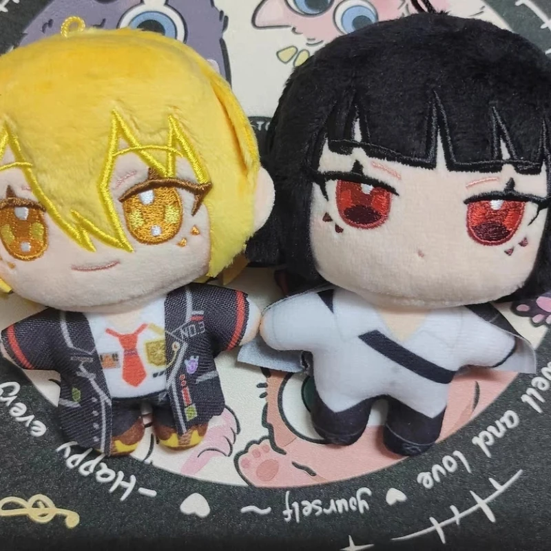 Spot 12 estilos Anime Limbus Company muñecas de algodón Ishmael Dante Faust Don Quijote colección colgante ornamento regalos de cumpleaños