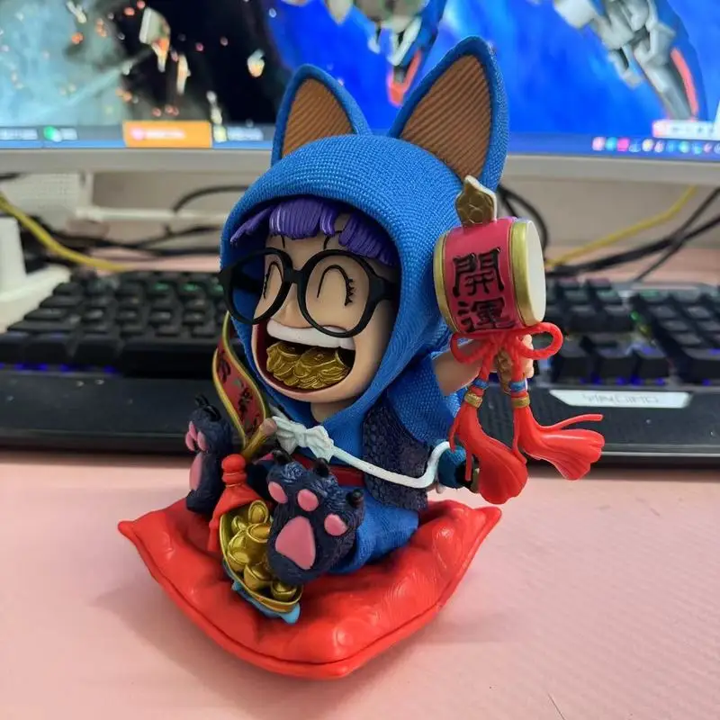 23cm Dr. Slump Anime Figure Arale Cos Statue Of Liberty Figures Cute Pvc Statue Model Doll Collection Desk Decoration Toy Gifts