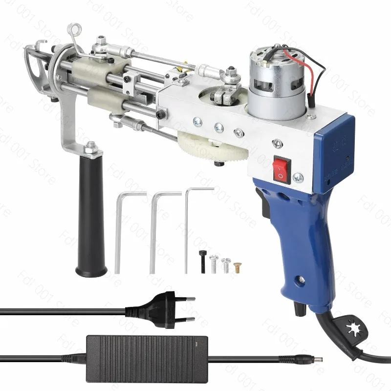 GT-2 2-in-1 Tufting Gun Manual Electric Carpet Weaving Machine Electromechanical Knitting Gun For DIY Carpet Rug Making