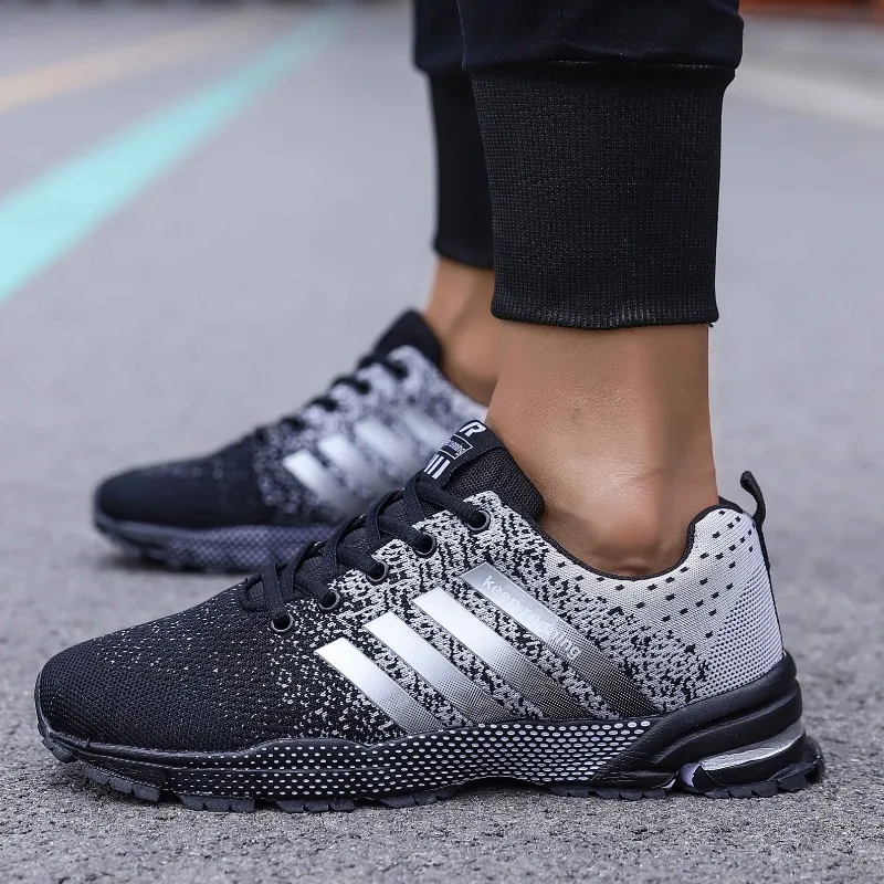 MAEDEF Men Sneakers Fashion Breathable Mesh Comfortable Sport Shoes Anti-Slip Outdoor Casual Running Mens Shoe Zapatillas Hombre