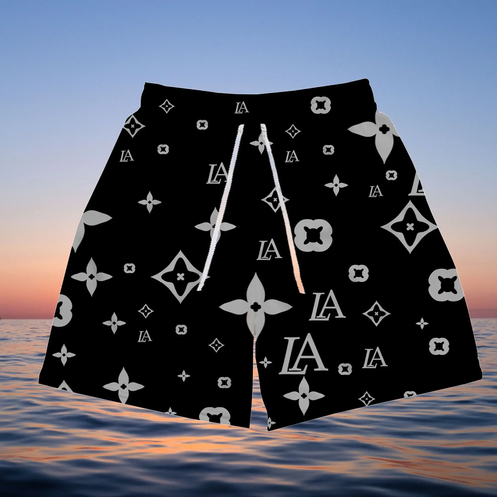 

2025 Men's Quick-drying New Shorts American Fashion Trend Luxury Casual Shorts Comfortable High-end Street Y2K Beach Shorts DIY