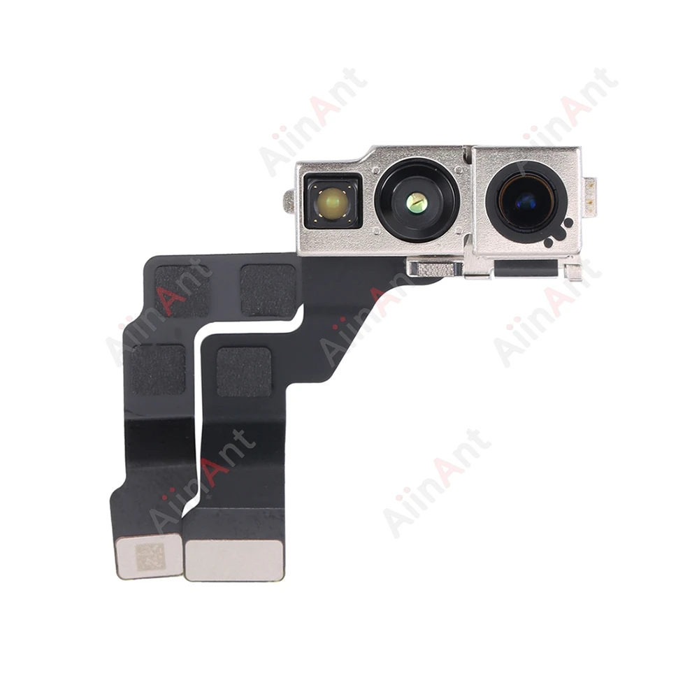 AiinAnt Small Proximity Light Sensor Front Camera Flex Cable For iPhone 15 14 13 12 Pro Max Plus mini Phone Parts No Face ID