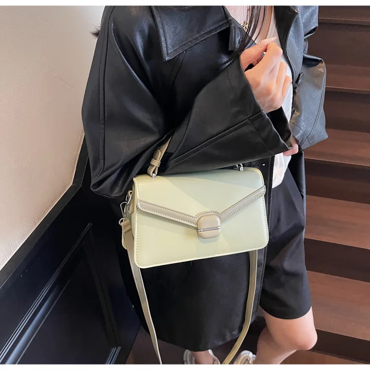 

2025 повседневная сумка через плечо, эстетичный квадратный кошелек для женщин, модная сумка-тоут с верхней ручкой, шикарная сумка «день-ночь», минималистичная сумка на ремне ​