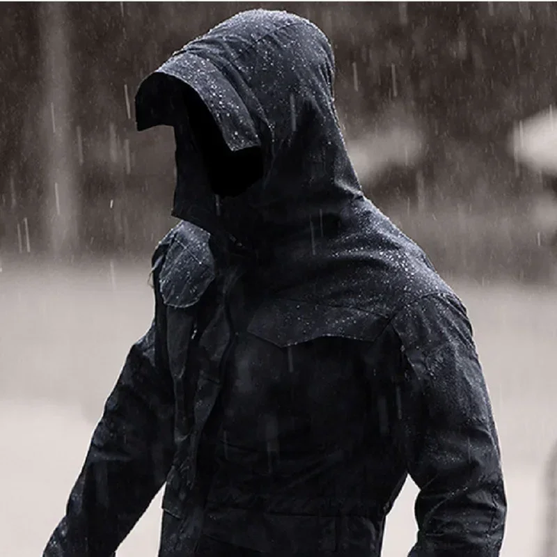 

M65 UK Men Autumn Flight Pilot Coat Clothes Casual Tactical Hoodie Hunting Field Jacket Windbreaker Waterproof Jackets