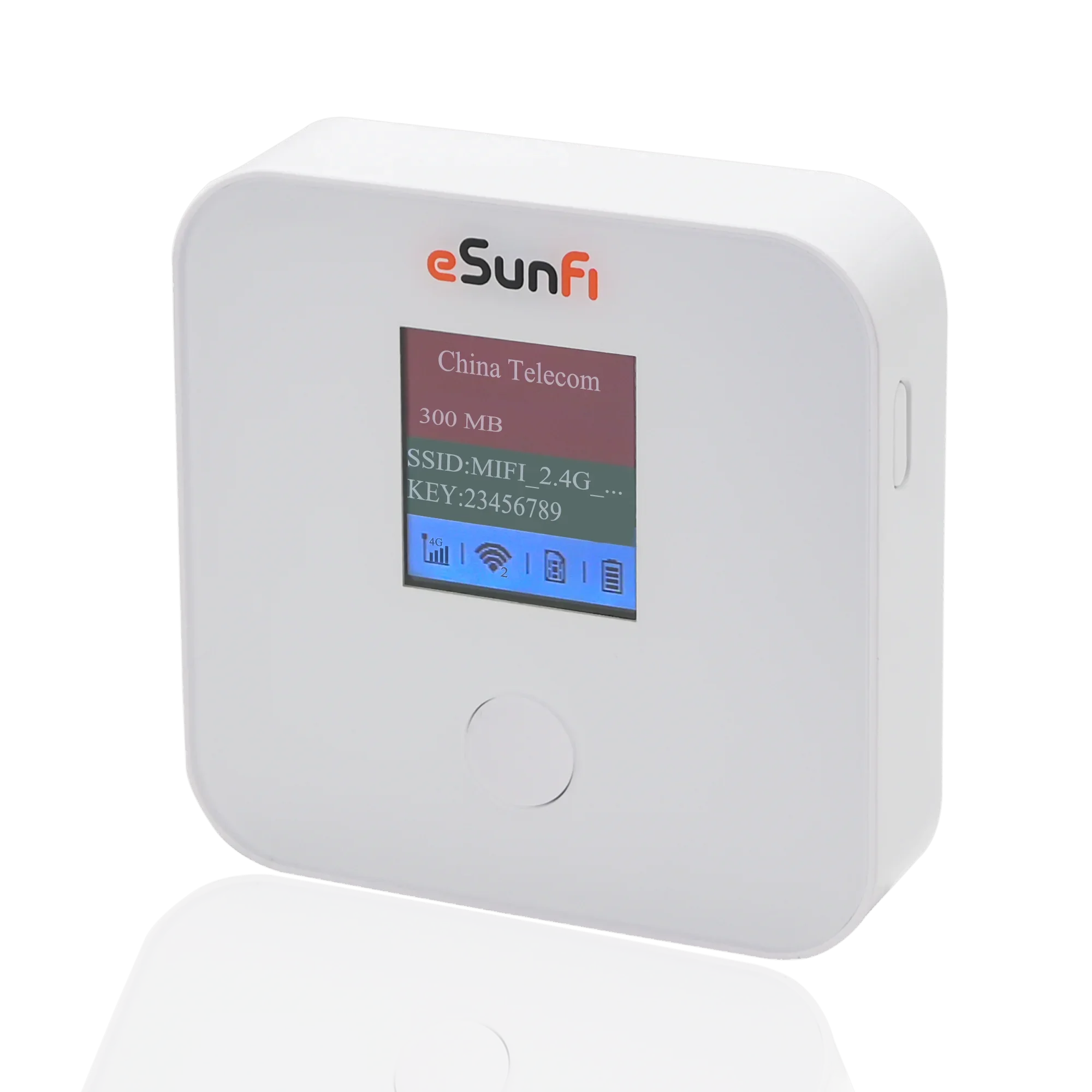 Portable 4G ESIM WiFi Router with LCD Screen Global Travel Hotspot for 120 Countries Easy Setup 300mbps LAN Data Rate