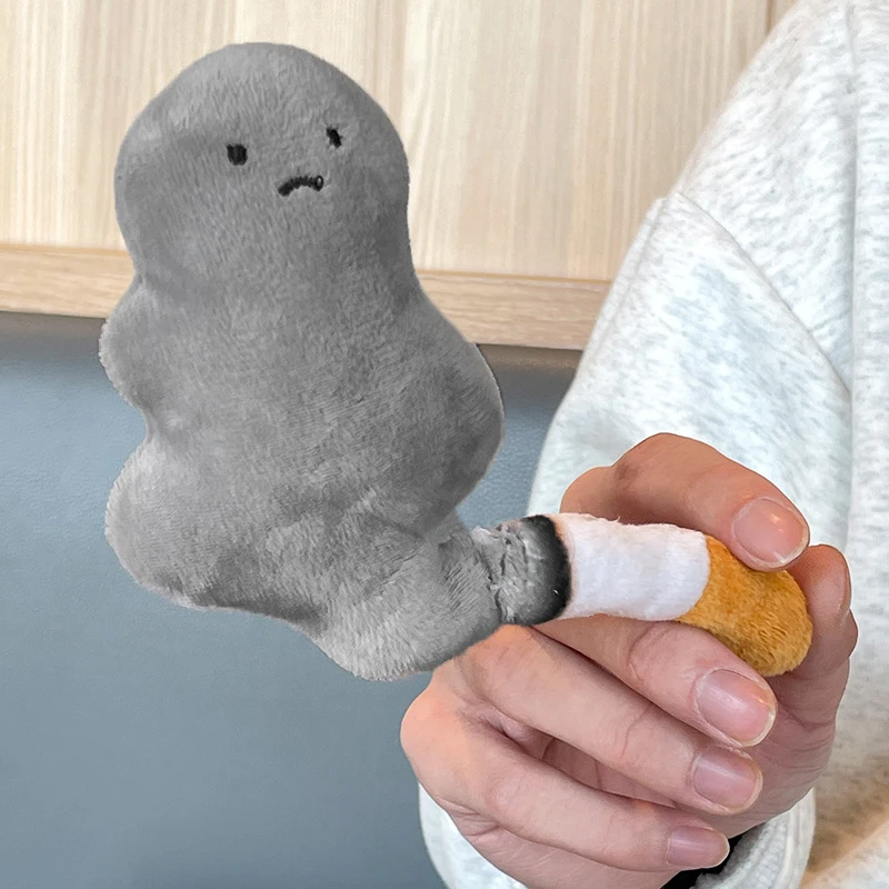 Carino grande fumo elfo ciondolo bambola di peluche giocattoli portachiavi fantasma soffice farcito portachiavi ciondolo giocattoli zaino ciondoli borsa decorazione auto regalo